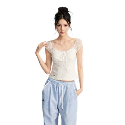 Lace Patchwork Top