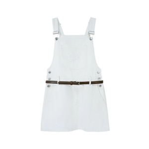 White (Pinafore Dress) / M
