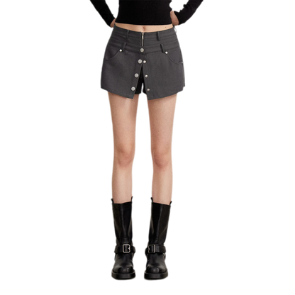 Double-Waist Convertible A-Line Skort