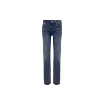 Jean délavé taille mi-basse