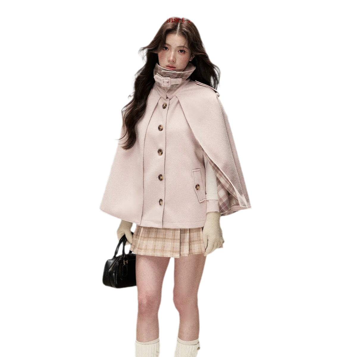 720g Wool Blend Cape Coat — Load image 20 in gallery view