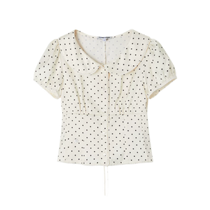 Apricot Polka Dot / S