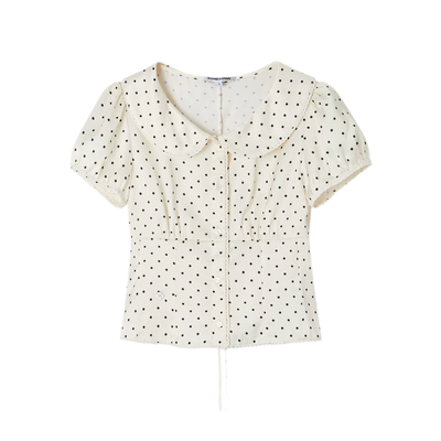 Apricot Polka Dot / S