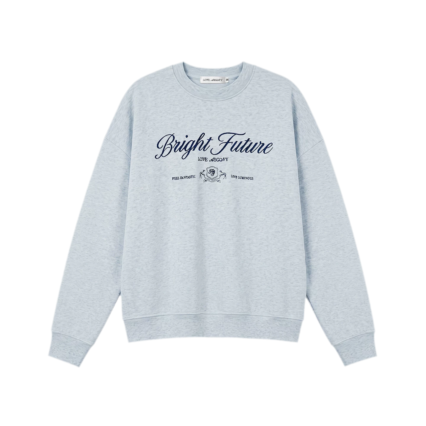 Embroidered Graphic Crewneck Sweatshirt