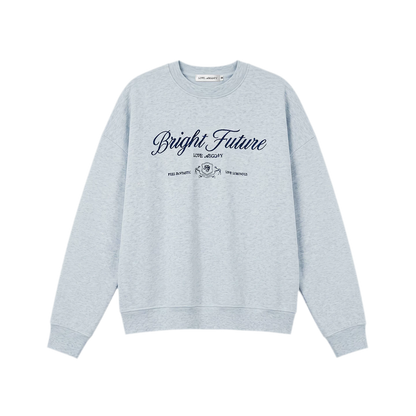 Embroidered Graphic Crewneck Sweatshirt