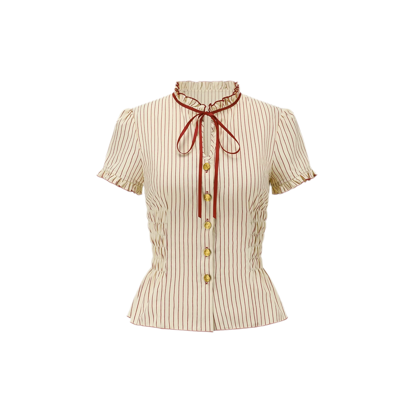 Vintage Striped Cotton Dress