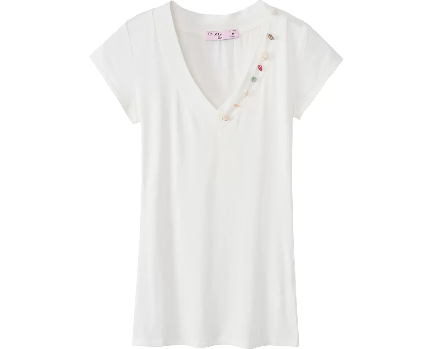 Deep V-Neck T-Shirt