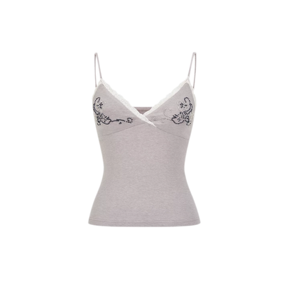 Beaded Lace Camisole Top