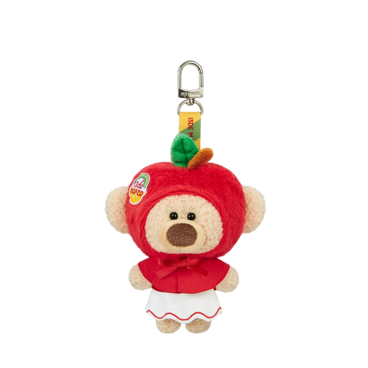 Plush Apple Keychain