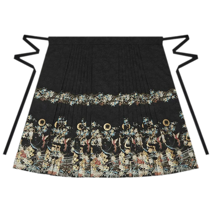 庭院深 Deep Courtyard Brocade Mamian Skirt