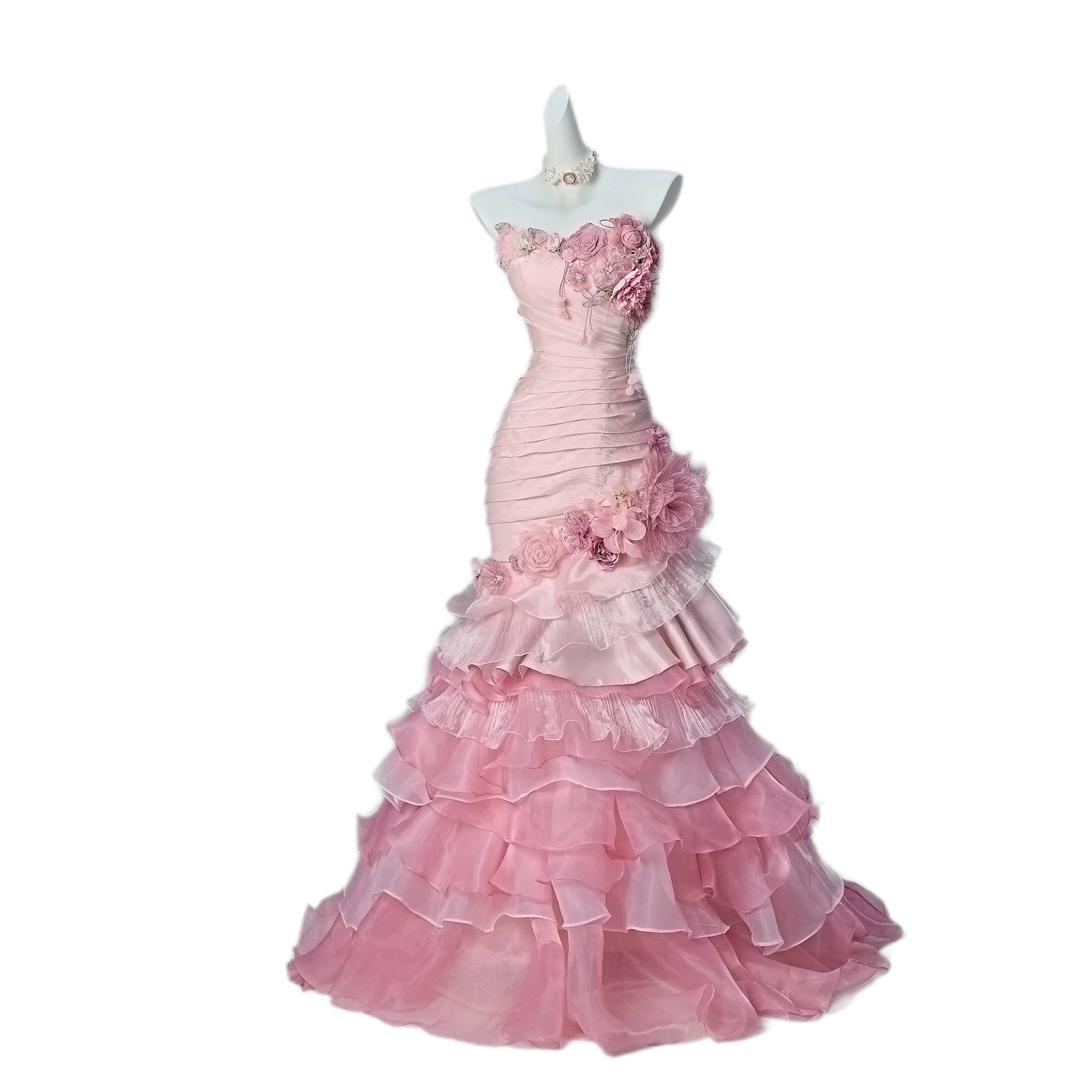 Flooded Rose Princess Gown