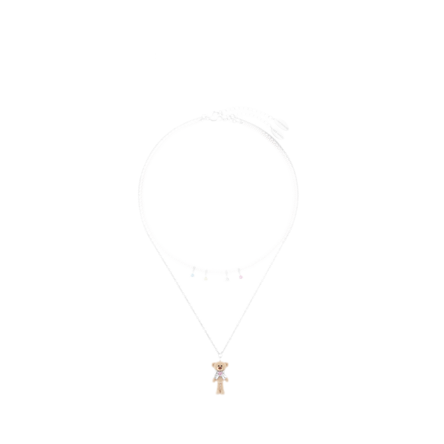 Bow Bear Necklace
