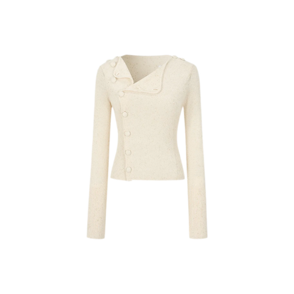 Metallic Textured Knit Cardigan