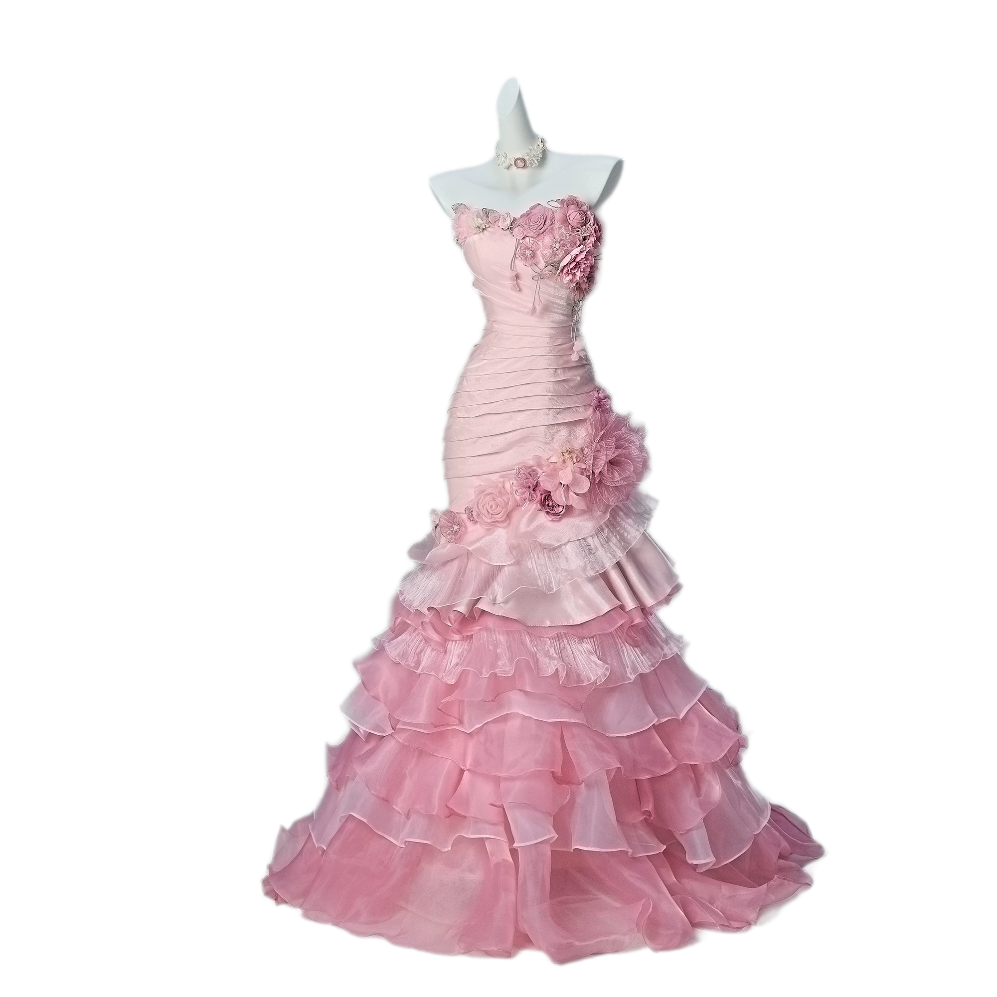 Flooded Rose Princess Gown