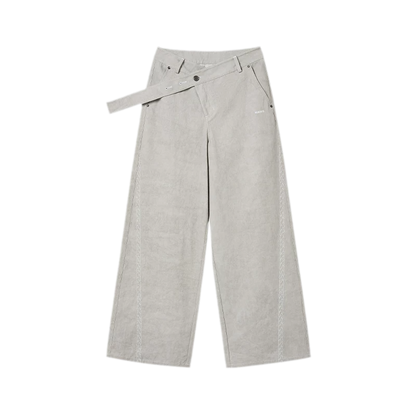 Wheat Ear Wide-Leg Casual Pants