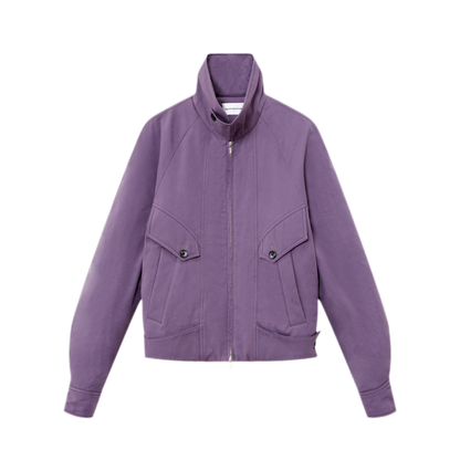 Veste utilitaire courte en coton