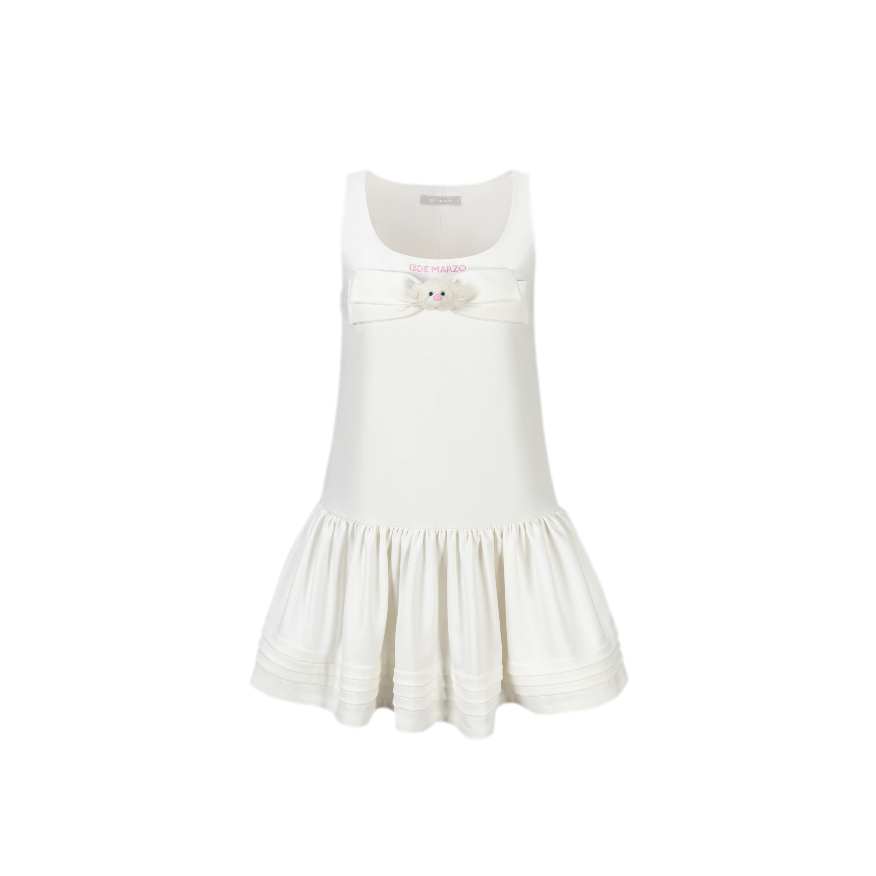 Floral Sleeveless Puff Dress