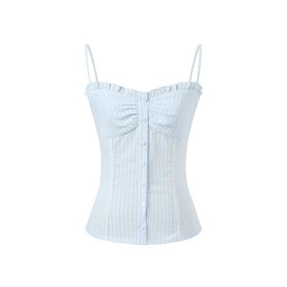 Korean Style Slim Fit Two-Piece Vest Set