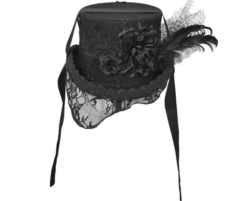 Gothic Ribbon Duchess Wool Hat