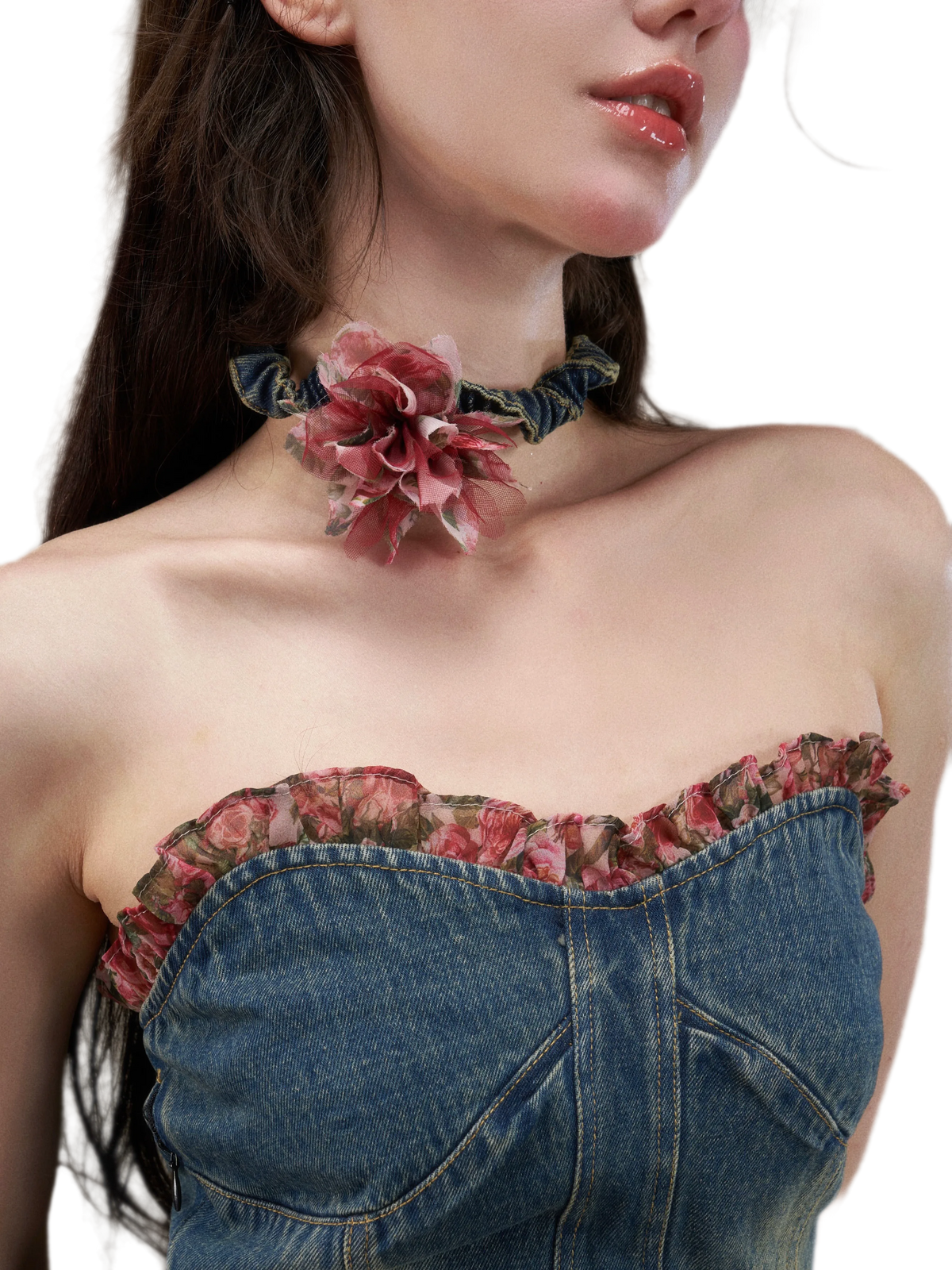 Vintage Floral Lace Choker Necklace
