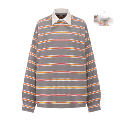 Contrasting Plaid Panel T-Shirt