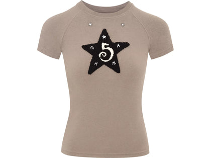 Star Applique Slim T-Shirt