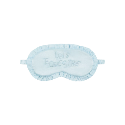 French Ruffle Embroidered Sleep Eye Mask