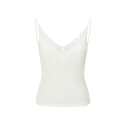 Lace Trim Built-In Bra Cami