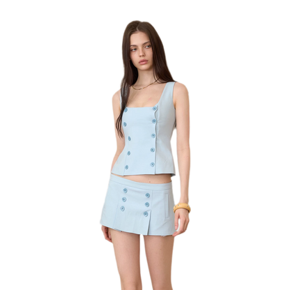 Double Breasted Suit Dress