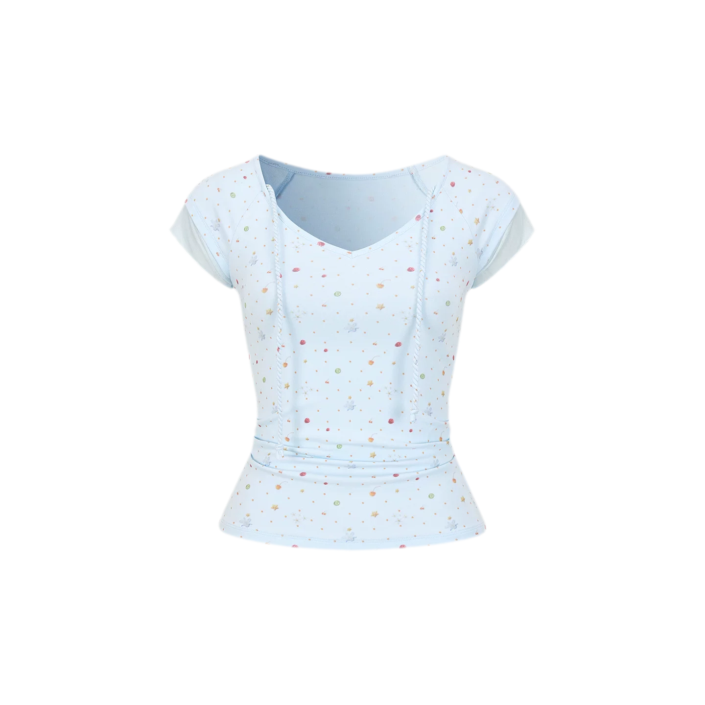 Printed Mesh T-Shirt