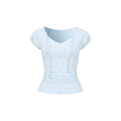 Printed Mesh T-Shirt