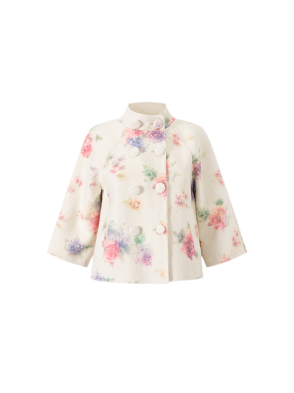 Vintage Floral Double-Faced Suit