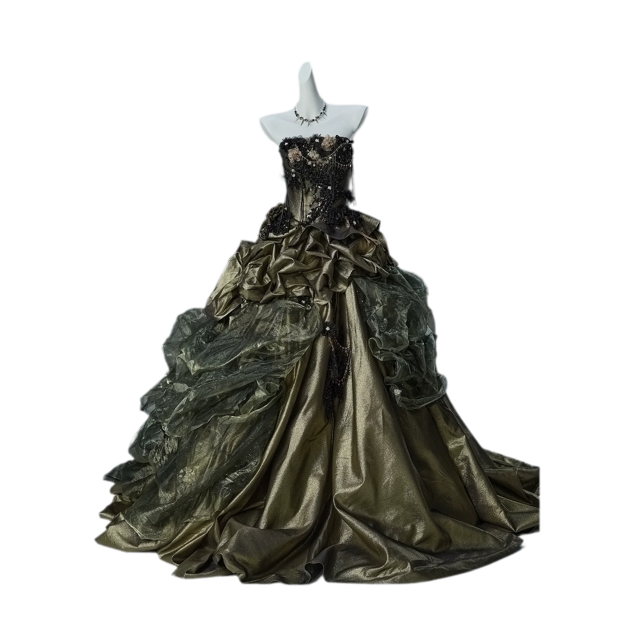 Heavy Embellished Ball Gown