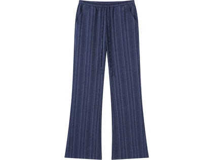 Striped Jacquard Low-Rise Trousers