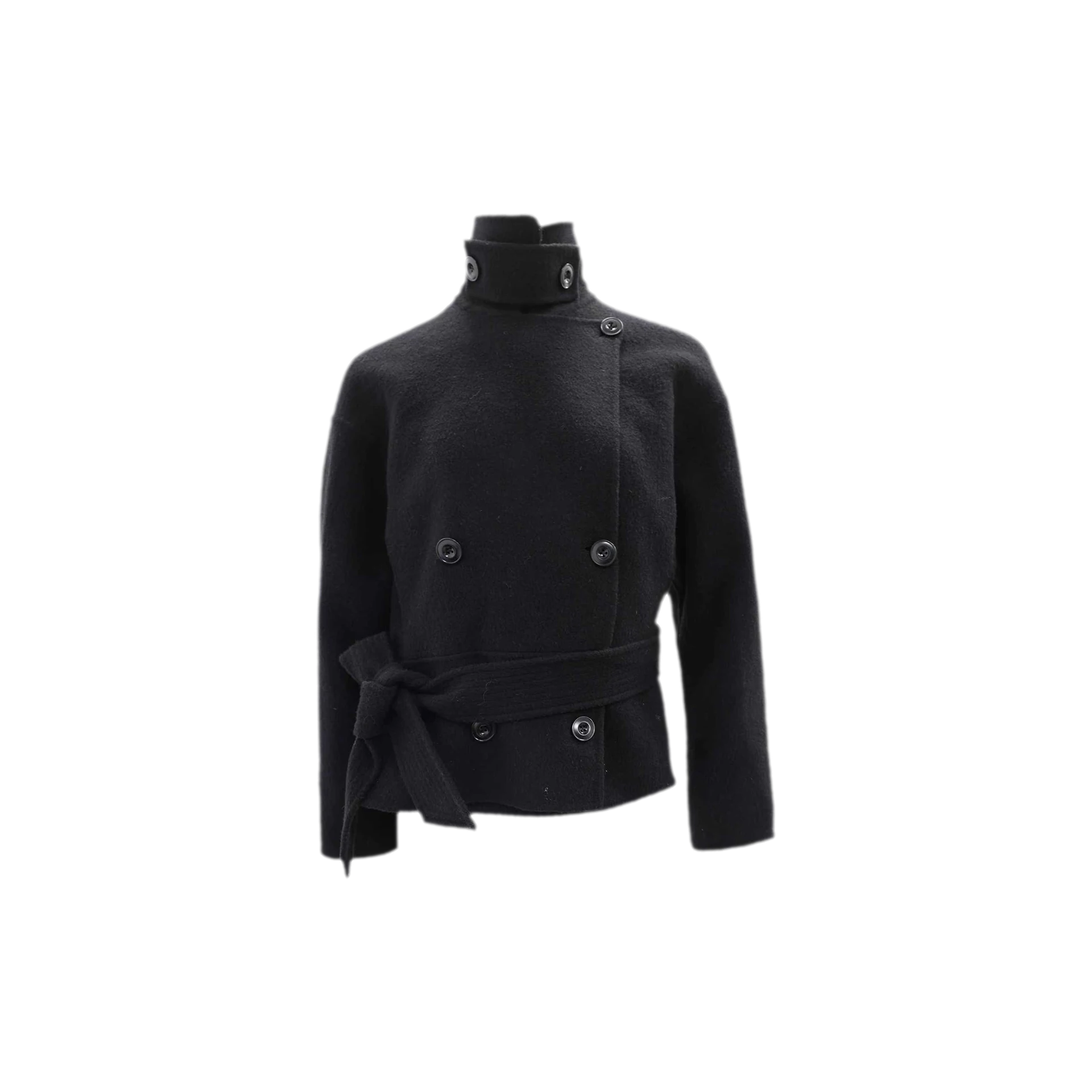 Double-Faced Wool Short Coat
