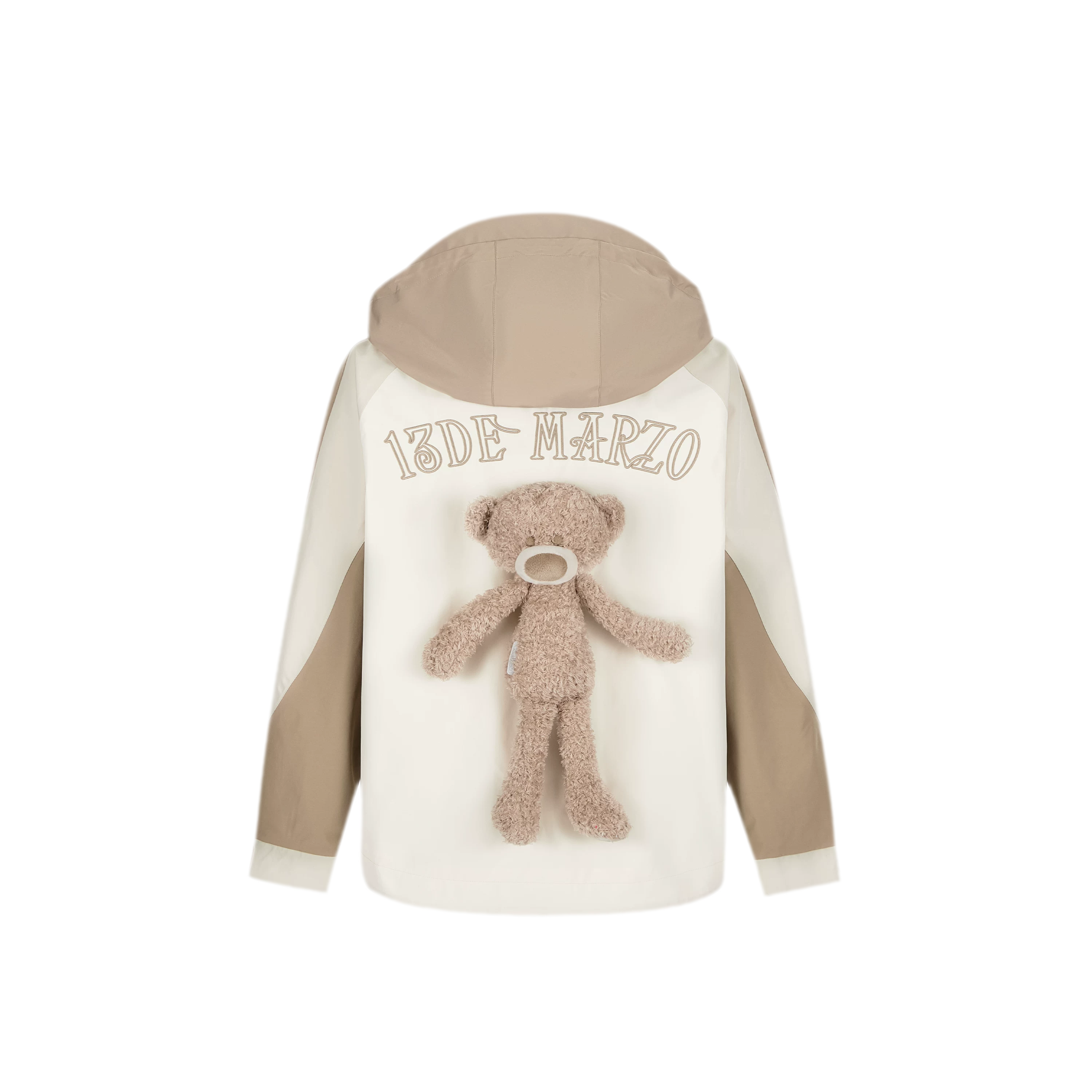 Colorblock Bear Windbreaker