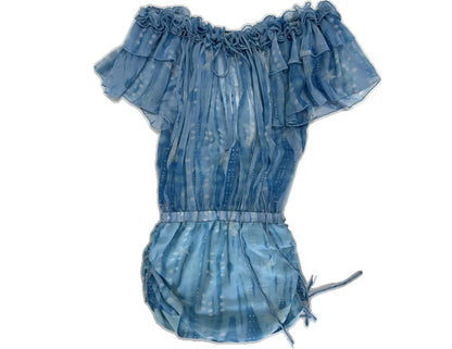 Off-Shoulder Ruffle Dress