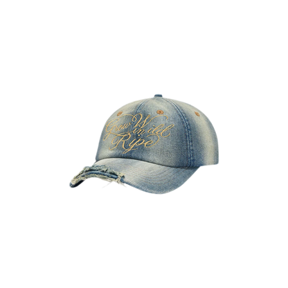 Vintage Washed Denim Cap