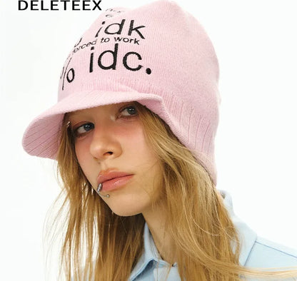 Emoticon Wool Knit Hat