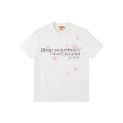 Star Print Short Sleeve T-Shirt
