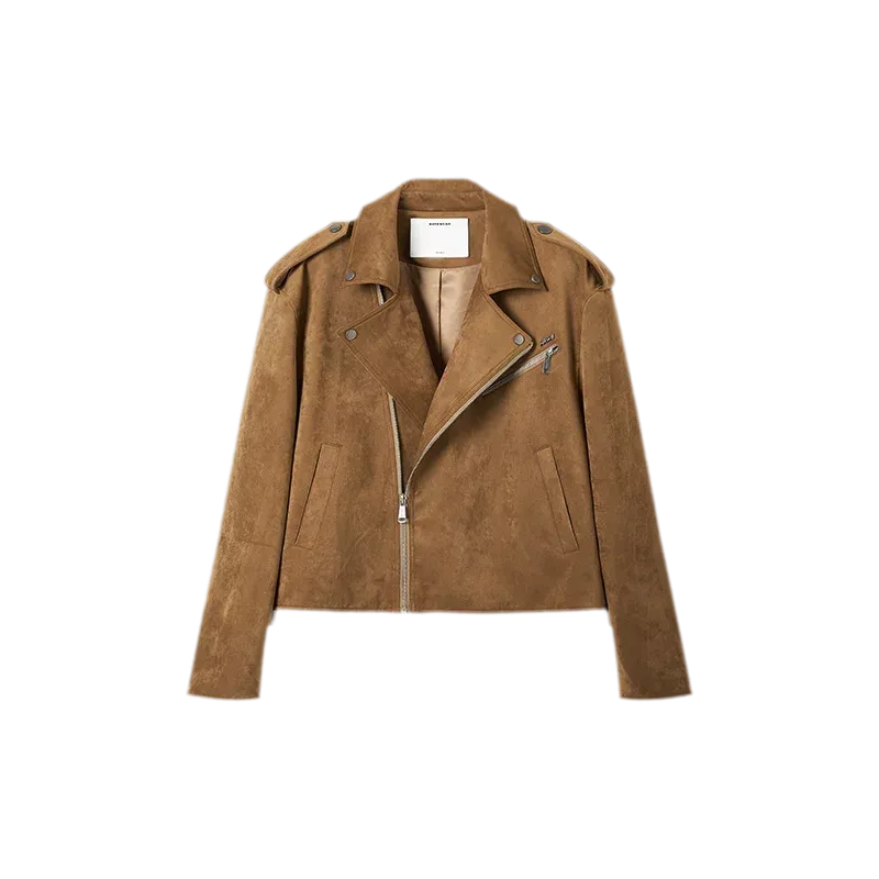 Suede Velvet Relaxed Jacket