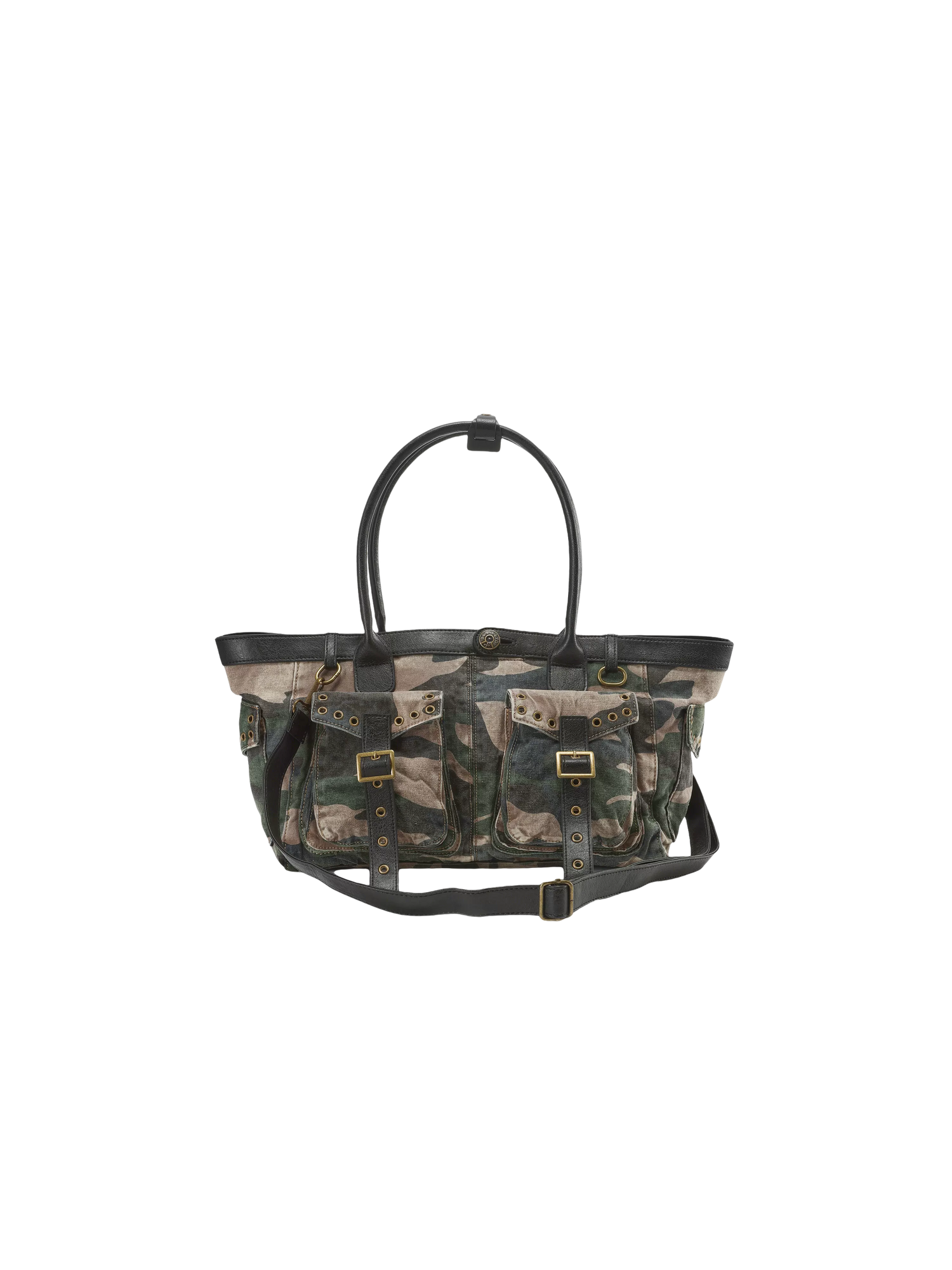 Camouflage &amp; Denim Tote Bag