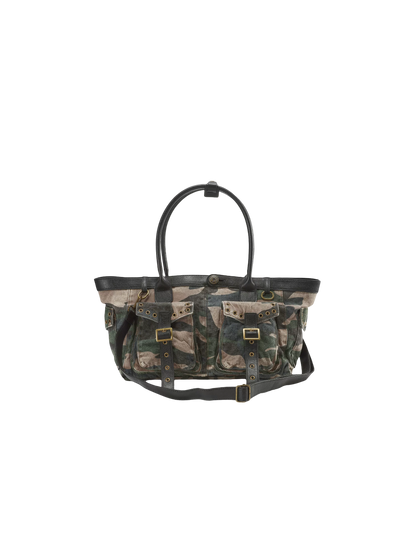 Camouflage &amp; Denim Tote Bag