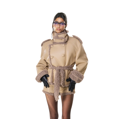 Caramel Cocoa Brown (Jacket) / S