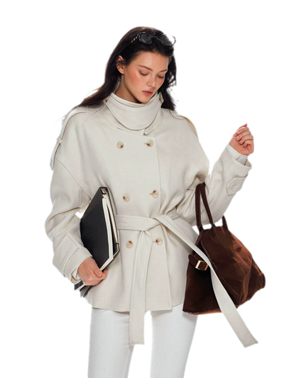 White (Wool Coat) / Recommendations below size S