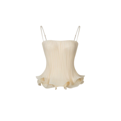 Cloud Pleated Corset Top