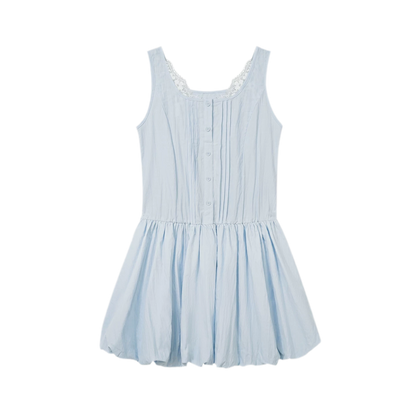 Lace Square Neck Dress