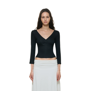 Charcoal Black Top / S