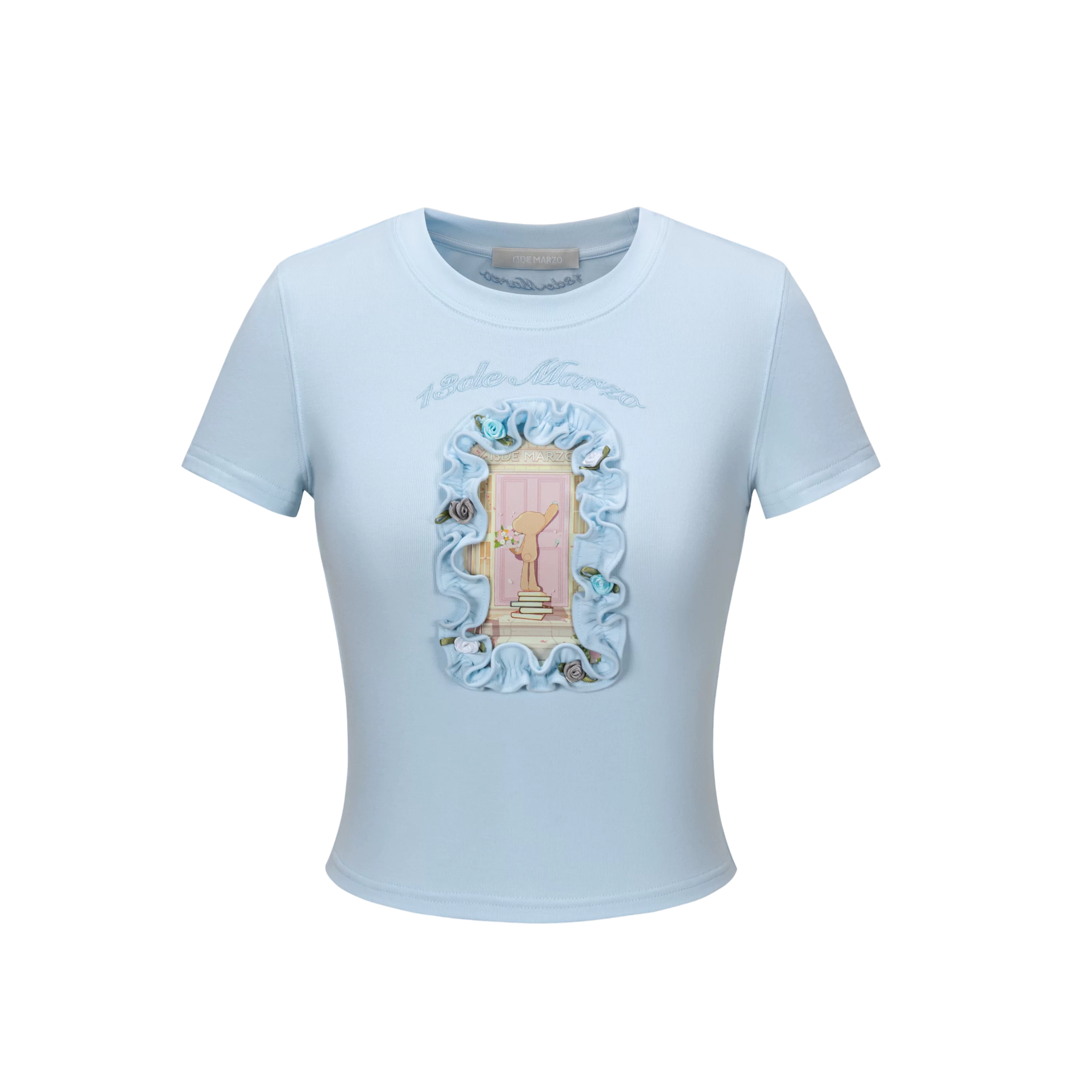 Spring Summer 2026 Bouquet Illustration Slim T-shirt