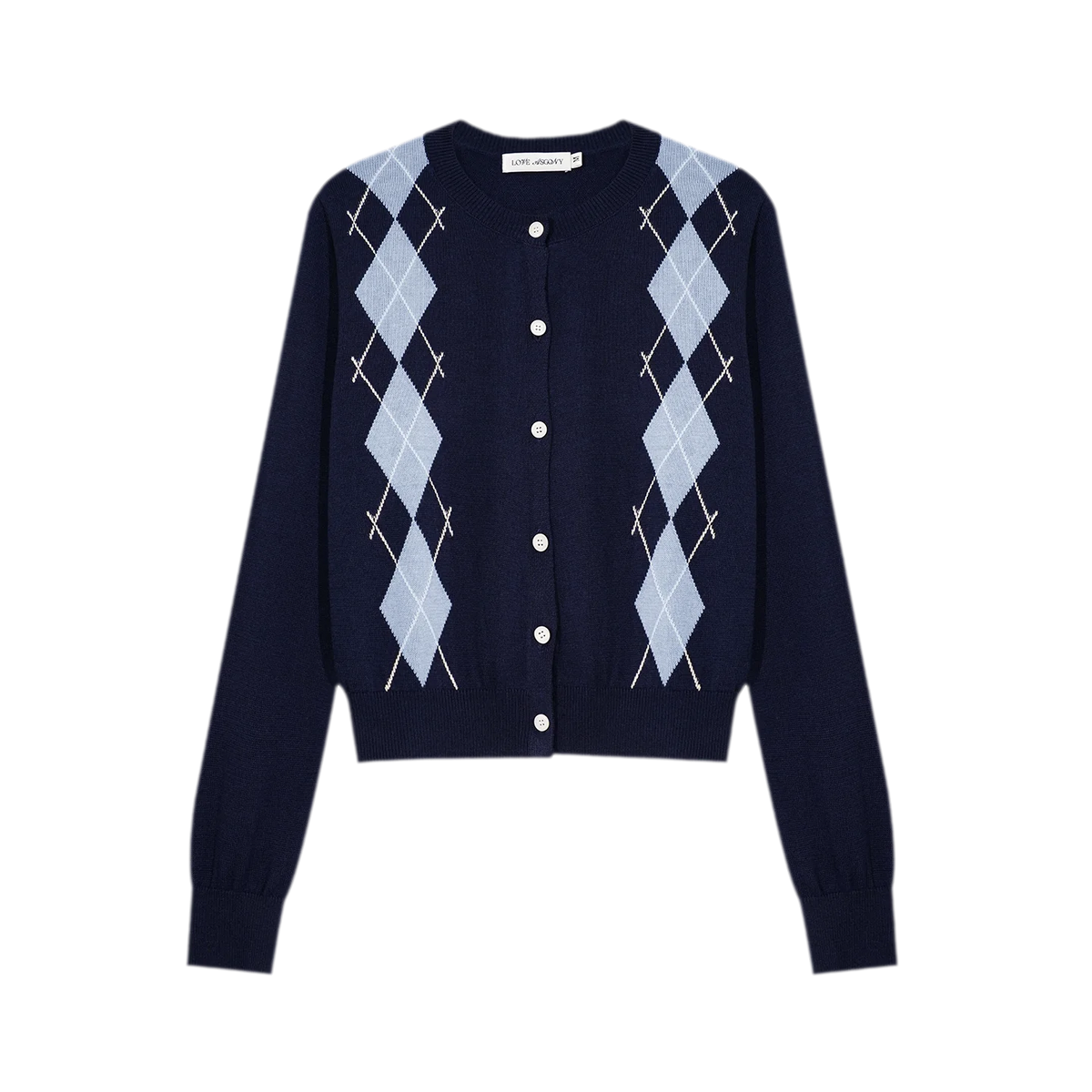 Wool Argyle Knit Set